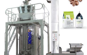 කෝපි බෝංචි සහ කුඩු සඳහා ස්වයංක්‍රීය quad bag සාදන පිරවුම් ඇසුරුම් යන්ත්‍රය