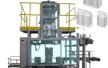 ස්වයංක්‍රීය මෘදු බෑග් බැලින් නිෂ්පාදන ඇසුරුම් රේඛාව