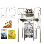 සුරතල් ආහාර සඳහා පිරවුම් මුද්රා තැබීමේ ඇසුරුම් යන්ත්රය සාදන ස්වයංක්රීය සිරස් බෑගය