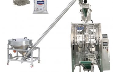 ස්වයංක්‍රීය පුට්ටි කුඩු පිරවුම් බෑගය මුද්‍රා තැබීමේ ඇසුරුම් යන්ත්‍රය සාදයි