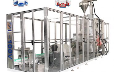 ස්වයංක්‍රීය බෑග් සෑදීම පිරවුම් මුද්‍රා තැබීමේ වැකුම් ඇසුරුම් යන්ත්‍රය